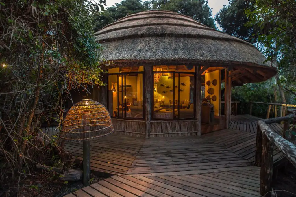 Thonga Beach Lodge: the best atypical hotel in St Lucia in South Africa located inside iSimangaliso Wetland Park