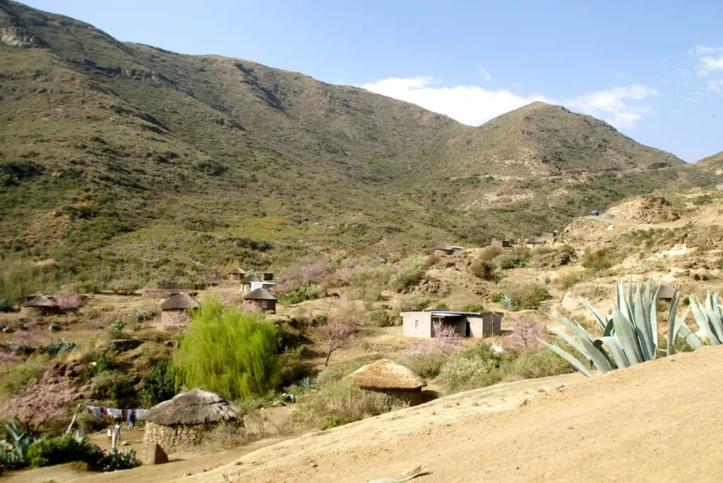 Beenden Sie Ihren Roadtrip in Semonkong in Lesotho: einem Königreichsdorf am Himmel