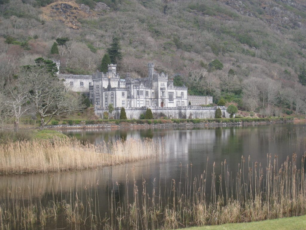 The traveling blog takes you to Kylemore Abbey in Ireland.